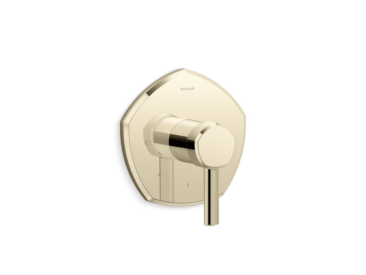 Occasion® MasterShower® temperature control valve trim with lever handle