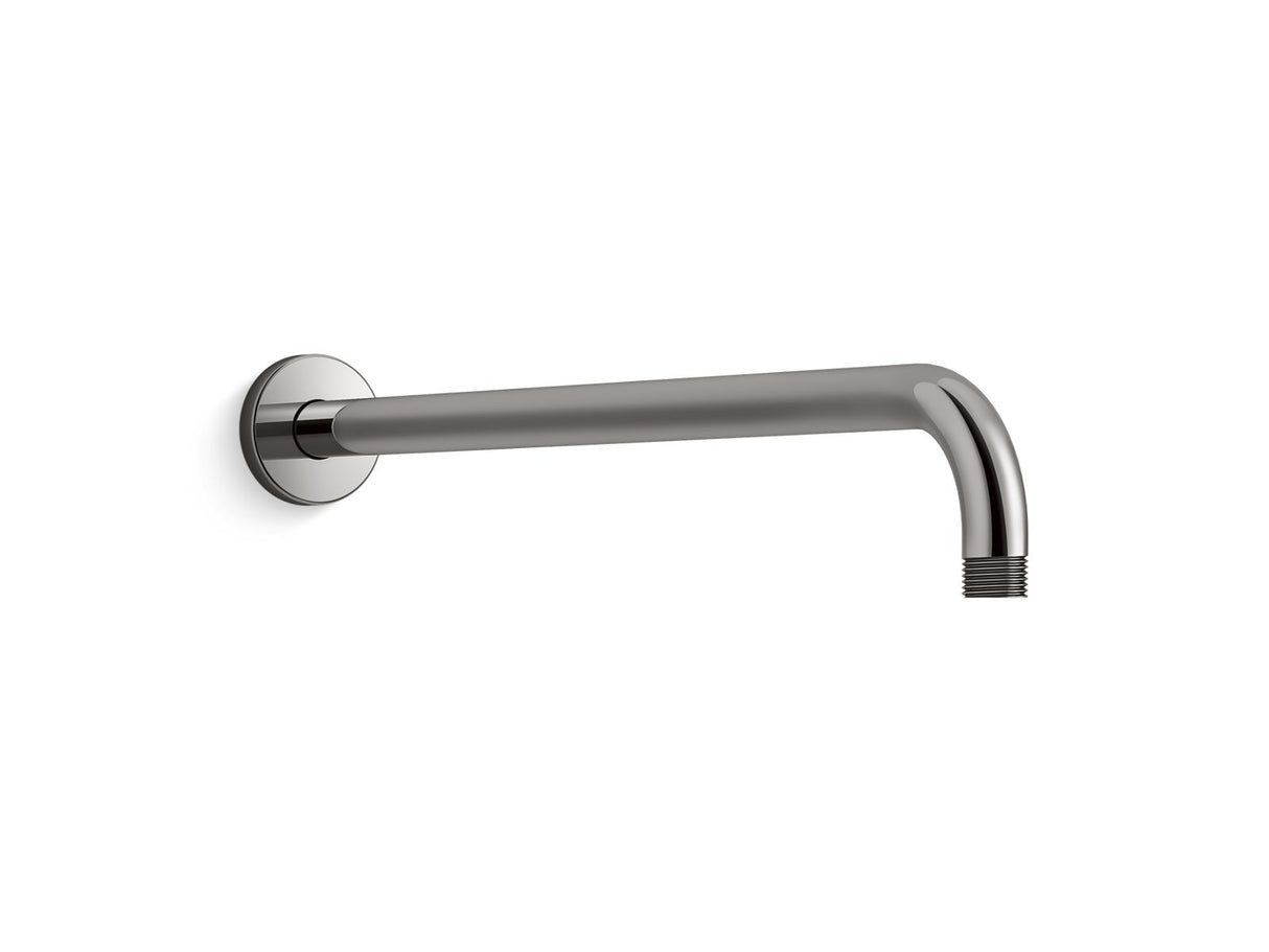 Statement® 19" wall-mount single-function rainhead arm and flange