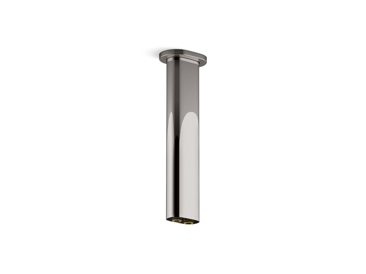 Statement® 10" ceiling-mount two-function rainhead arm and flange