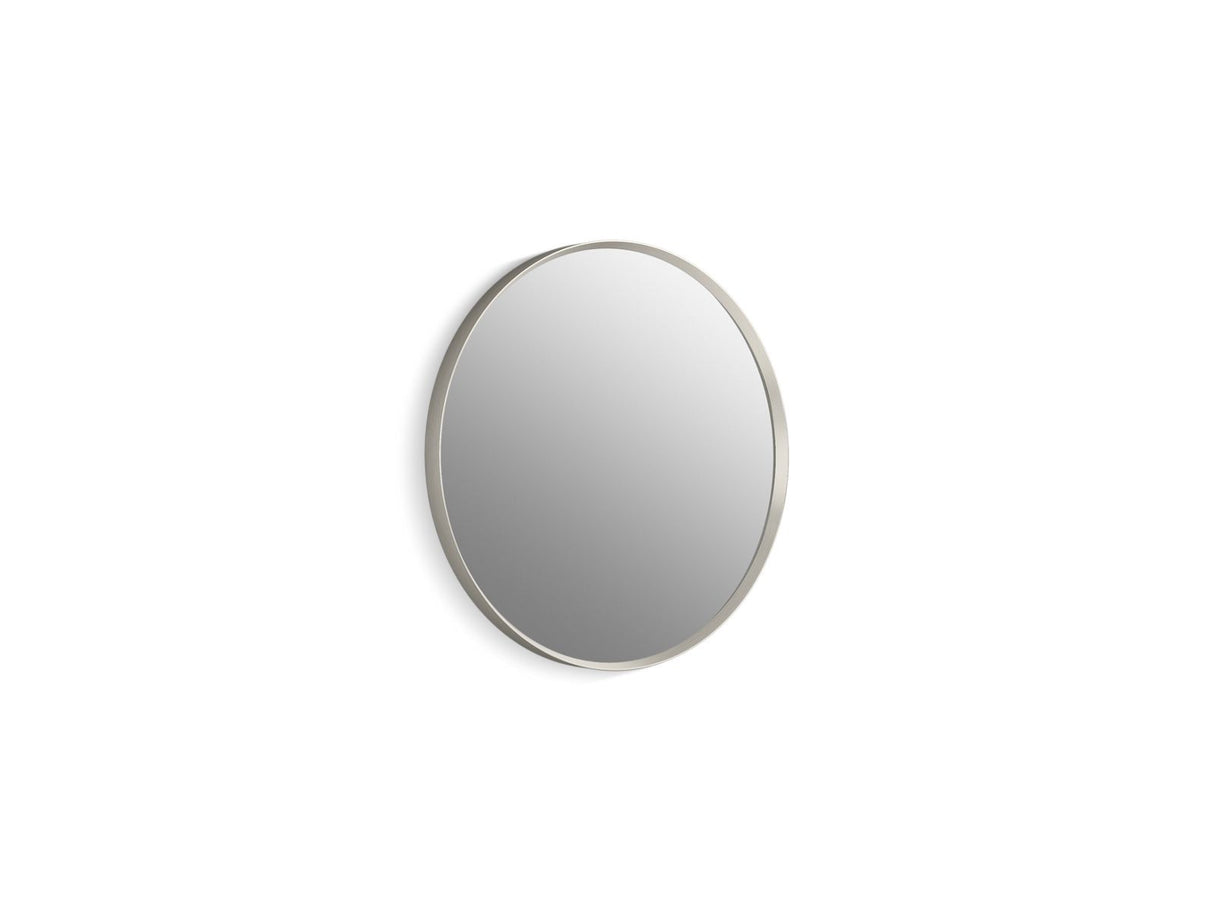 Essential 22" round framed mirror