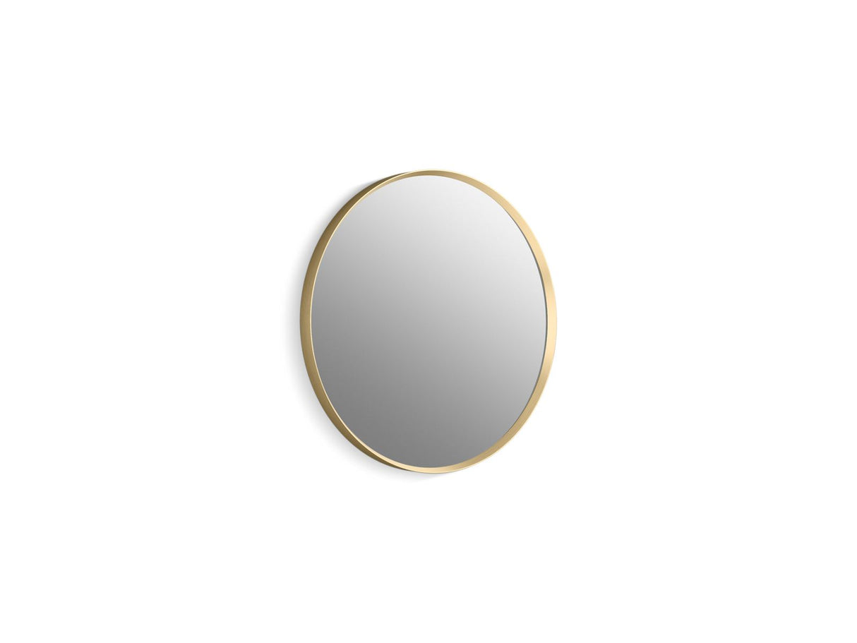 Essential 22" round framed mirror