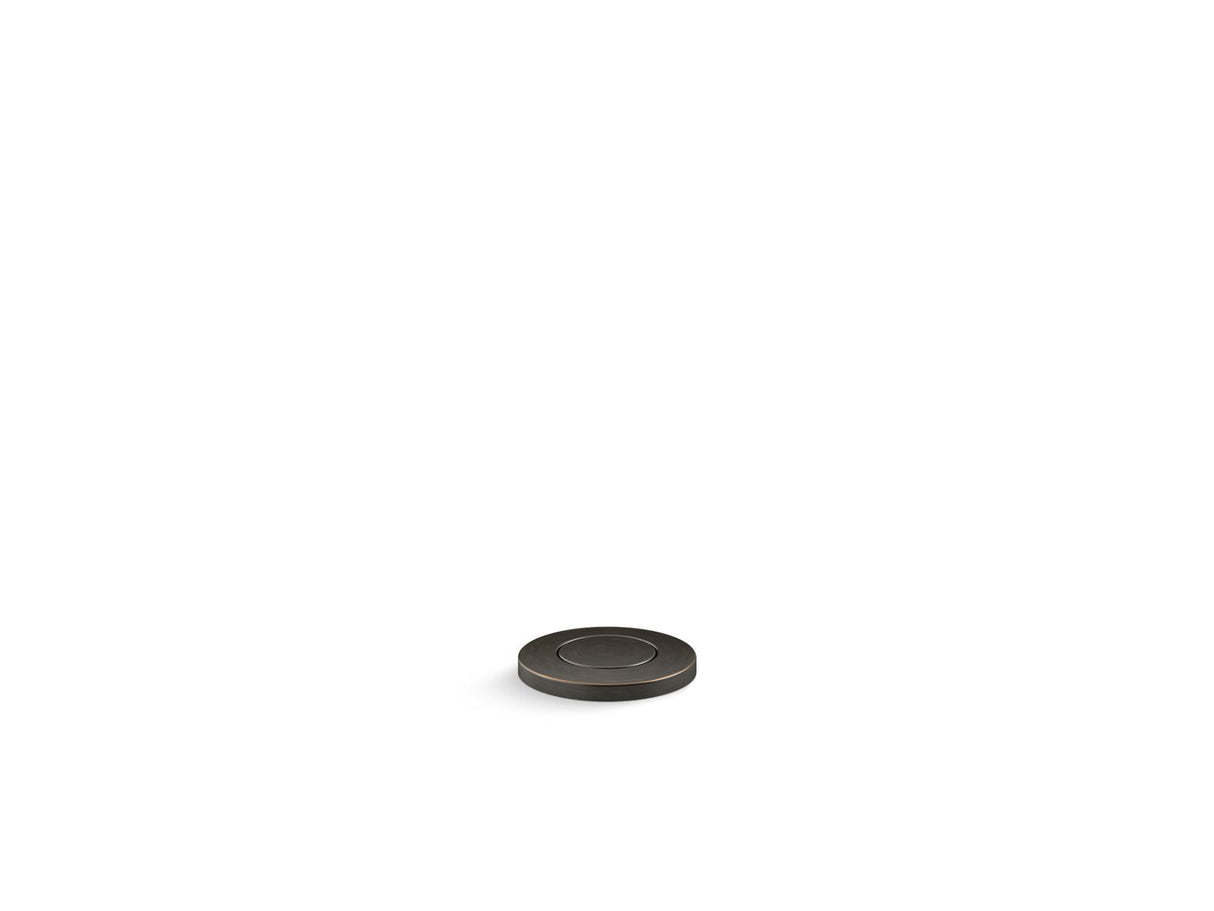 Garbage disposal air switch button