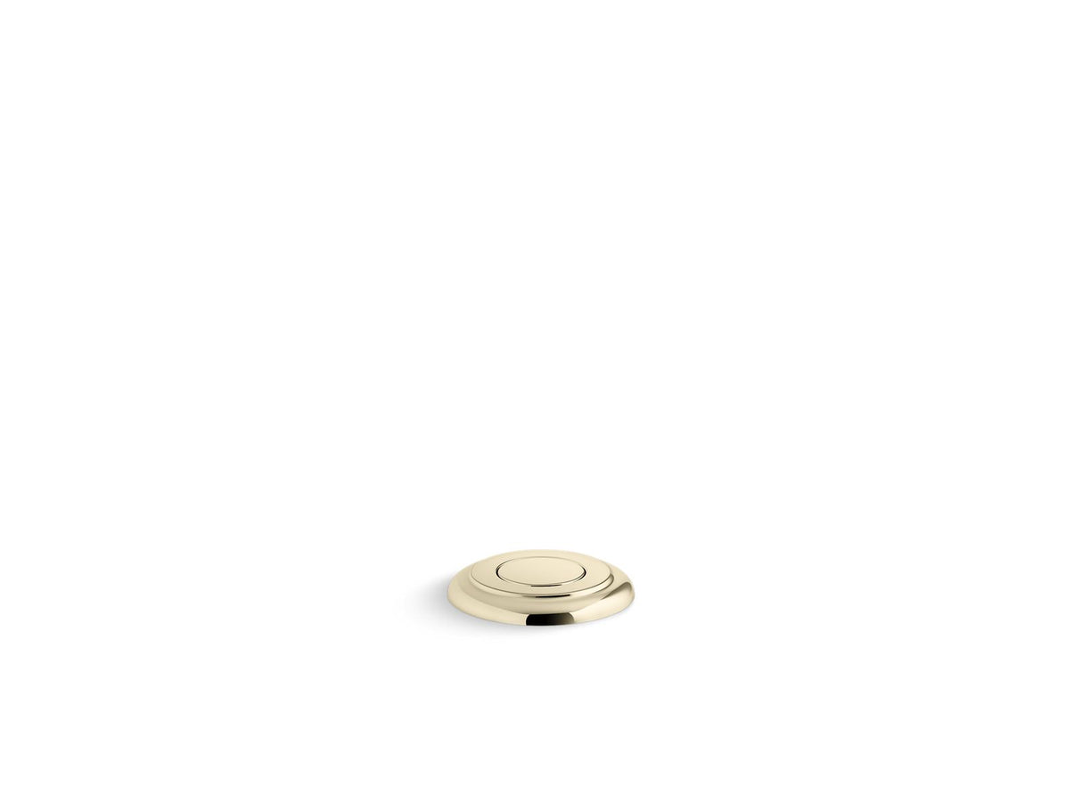 Garbage disposal air switch button