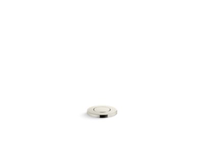 Garbage disposal air switch button