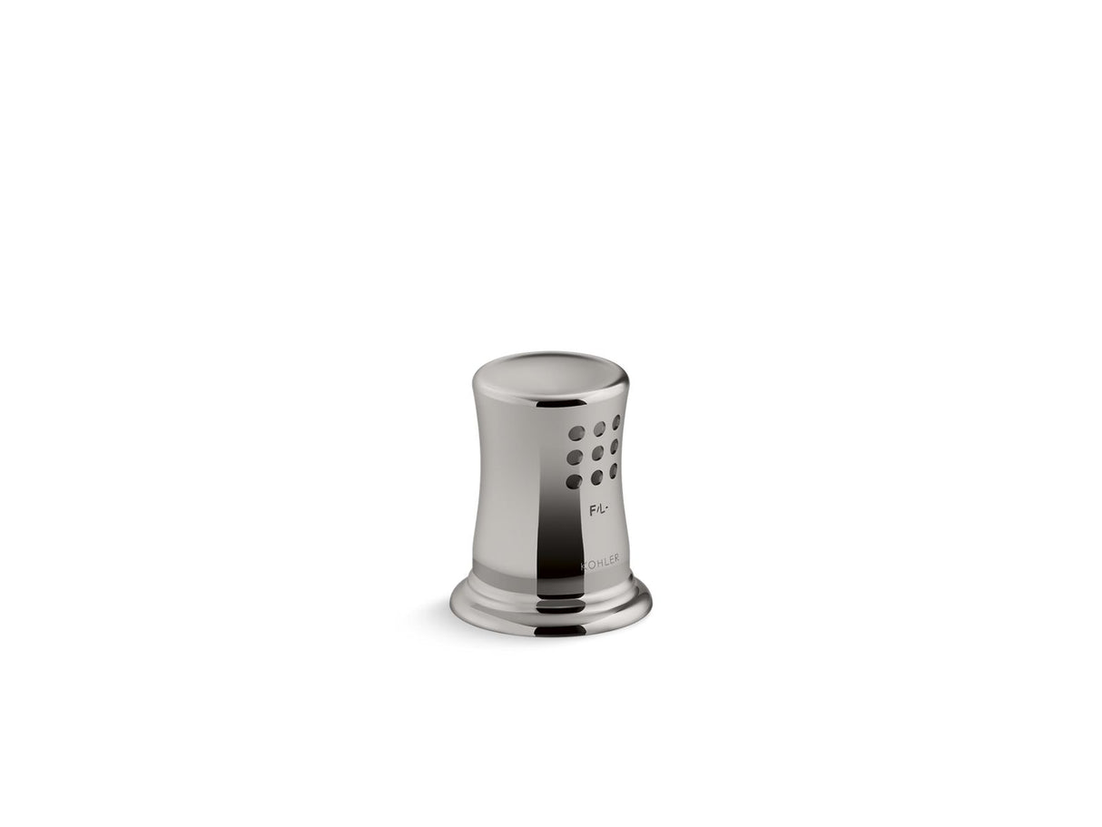 Air gap cover with collar