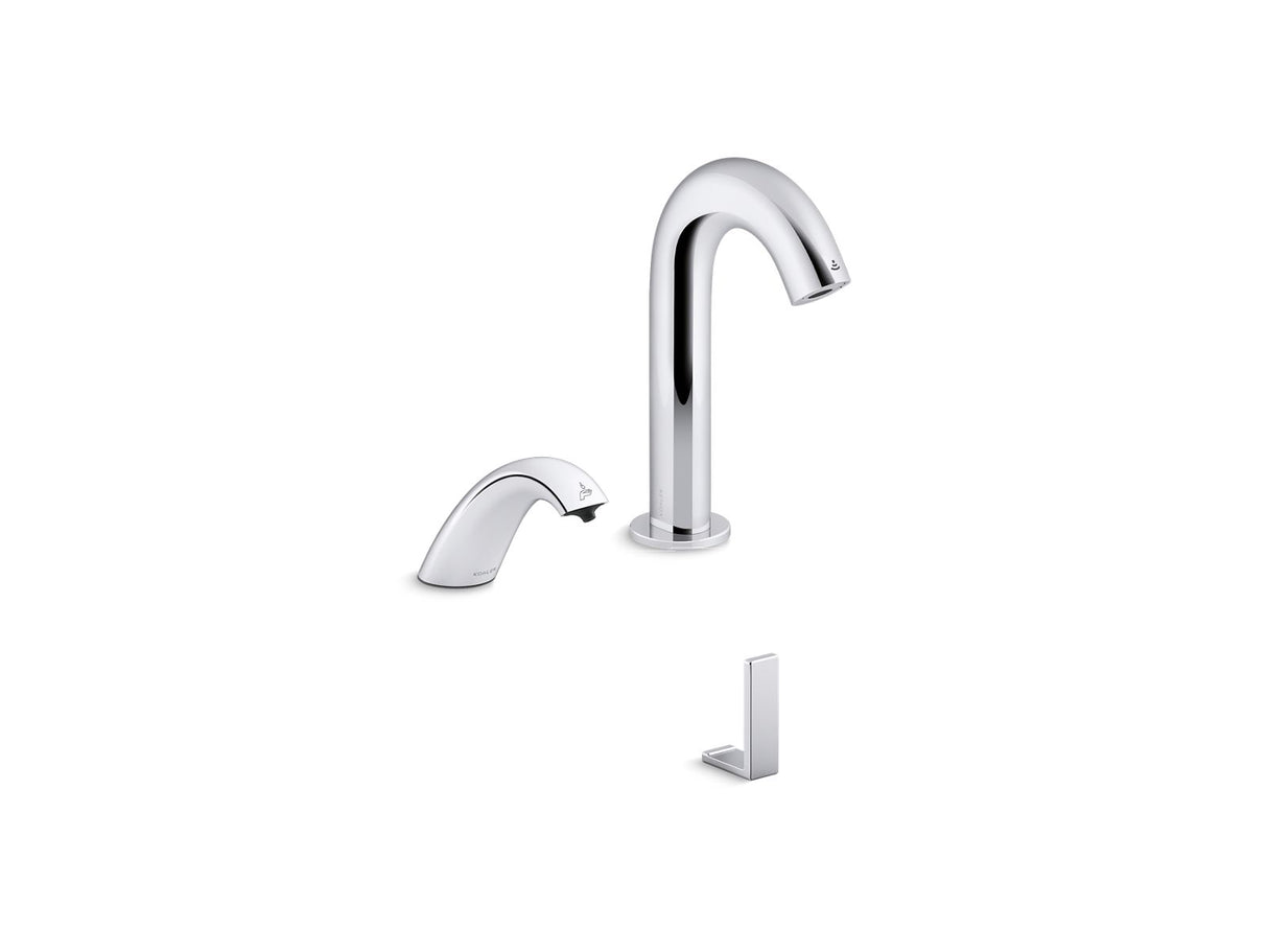 Oblo™ Curve Touchless lavatory faucet and soap dispenser for Constellation™ lavatory system, 0.5 gpm