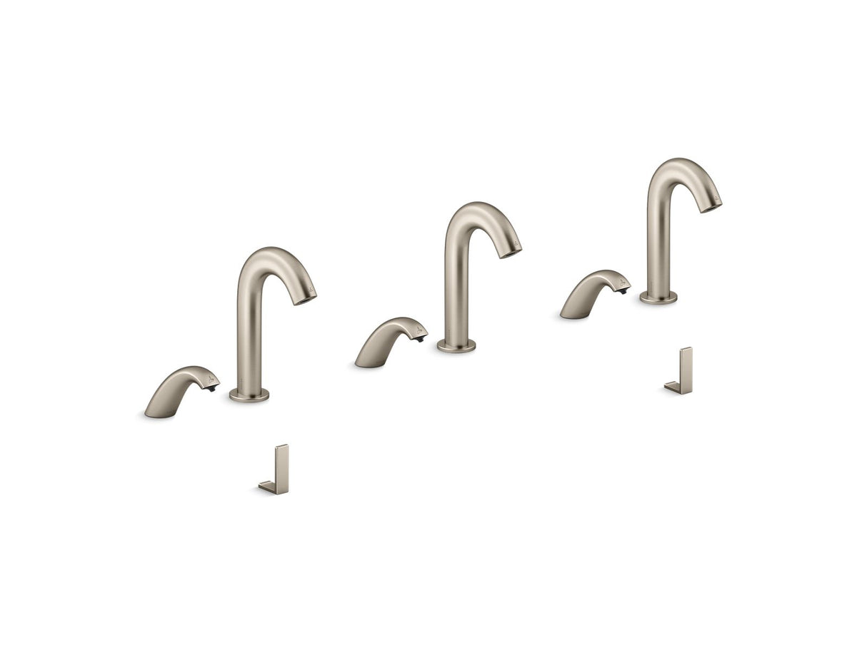 Oblo™ Curve Touchless lavatory faucets and soap dispensers for Constellation™ lavatory system, 0.5 gpm