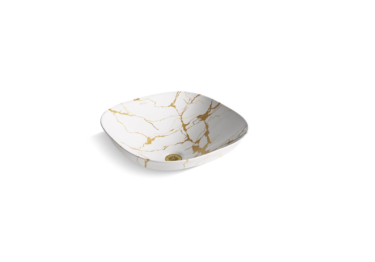 Aureus® 16-3/4" square vessel bathroom sink, no overflow
