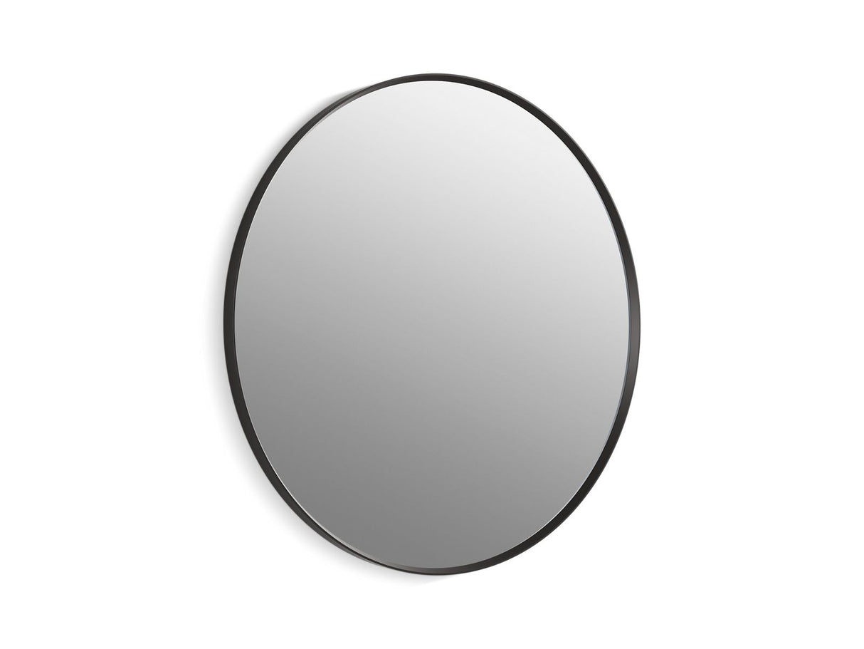 Essential 36" round framed mirror