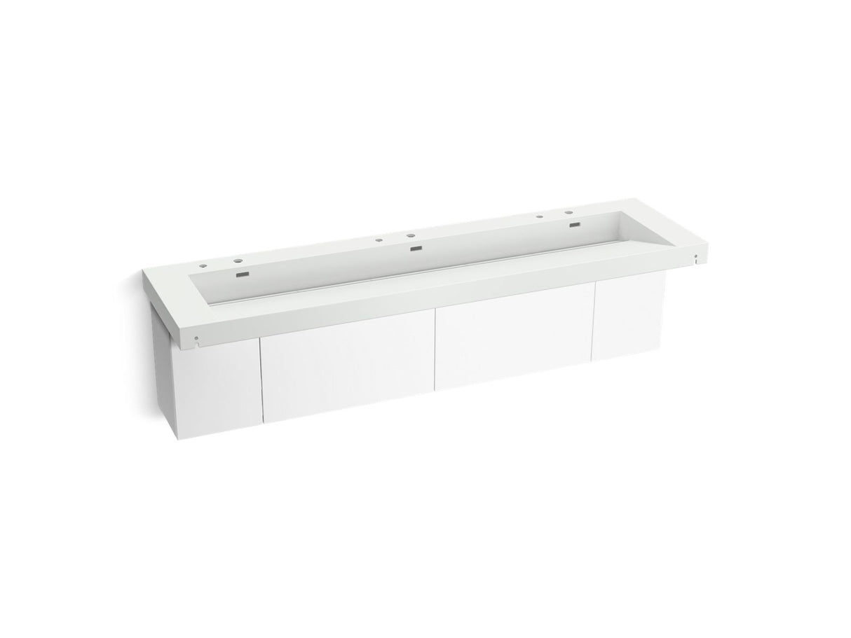 Constellation™ 90" wall-mount trough lavatory system