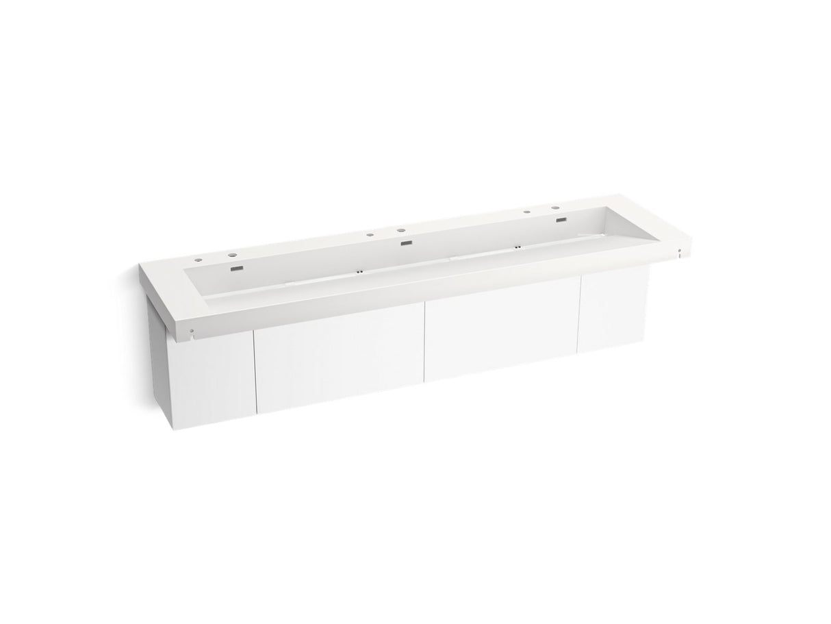 Constellation™ 90" wall-mount trough lavatory system