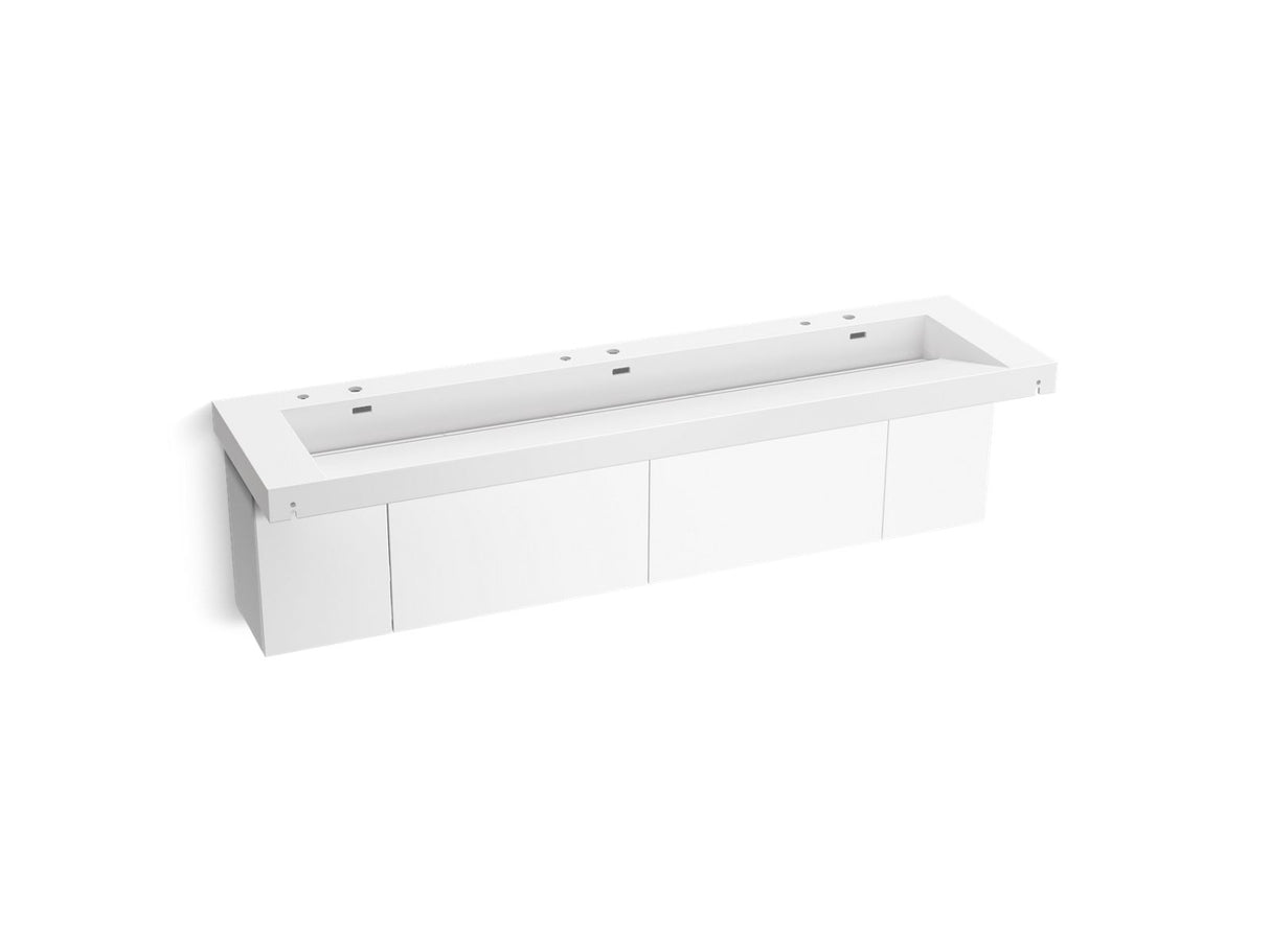 Constellation™ 90" wall-mount trough lavatory system