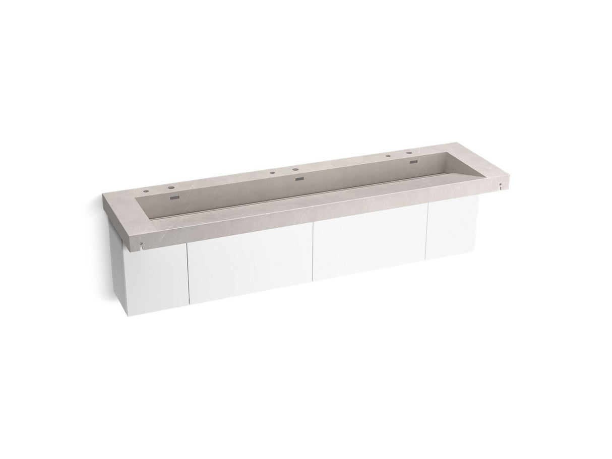 Constellation™ 90" wall-mount trough lavatory system