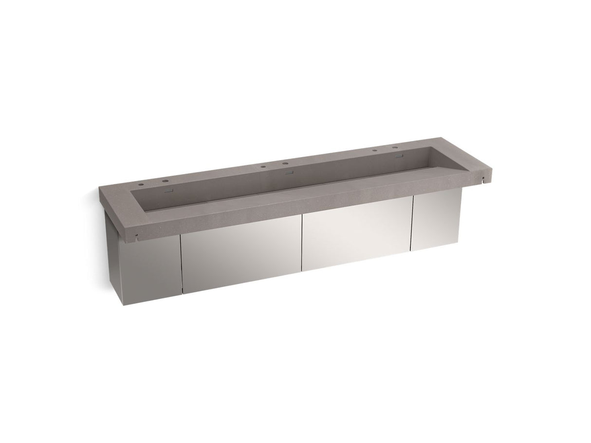 Constellation™ 90" wall-mount trough lavatory system