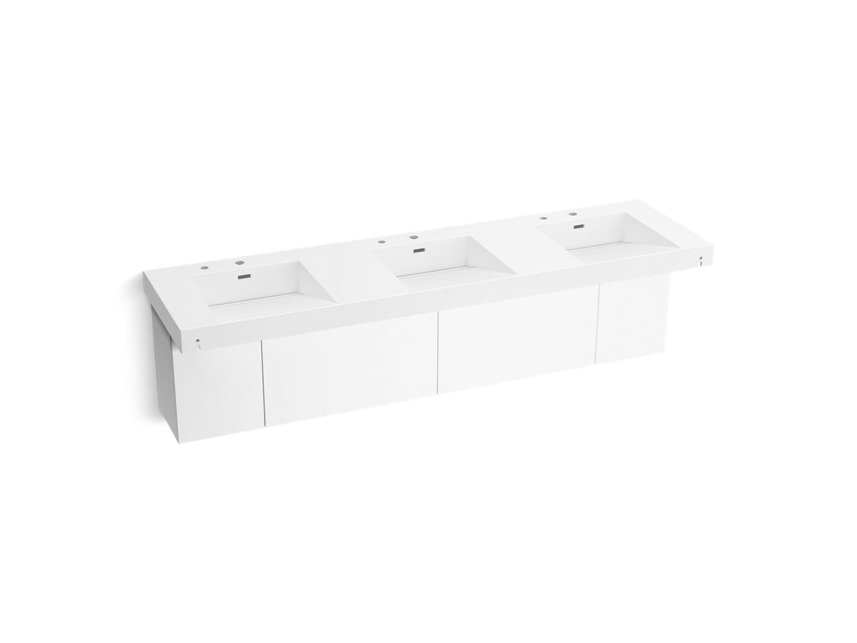 Constellation™ 90" wall-mount basin lavatory system