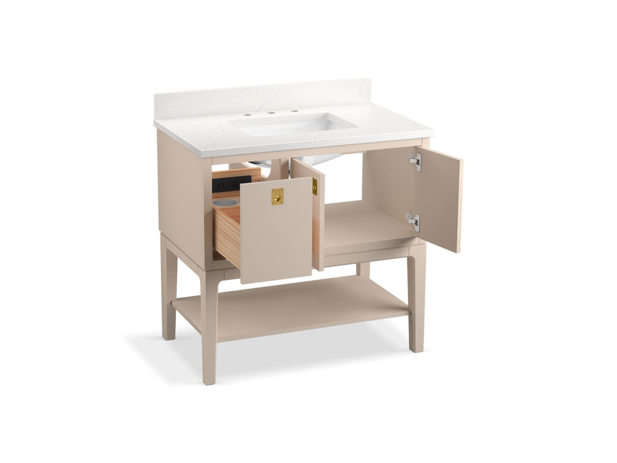 Seagrove® by Studio McGee 36" bathroom vanity cabinet with sink and quartz top