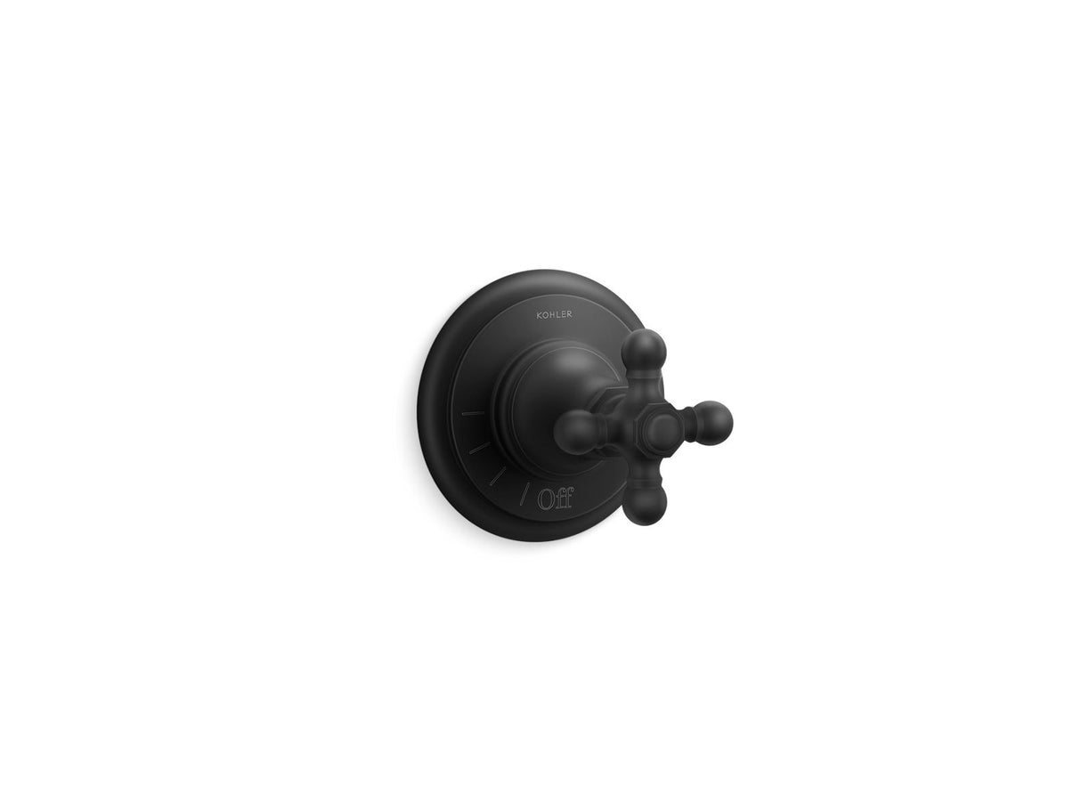 Artifacts® MasterShower® volume control valve trim with cross handle