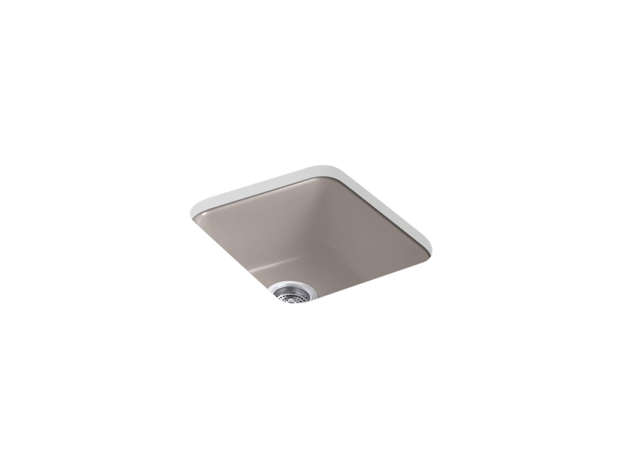 Iron/Tones® 17" top-/undermount single-bowl bar sink