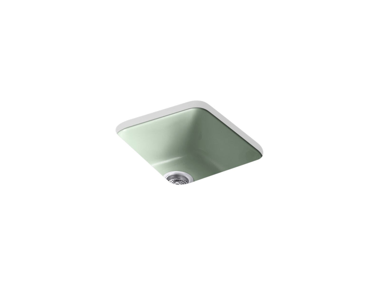 Iron/Tones® 17" top-/undermount single-bowl bar sink