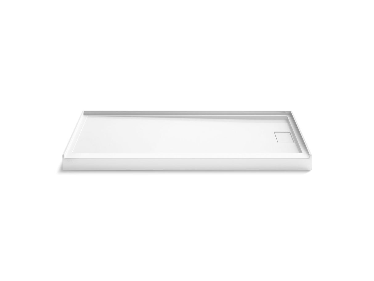 Stoneridge® 72" x 34" alcove shower base, right drain