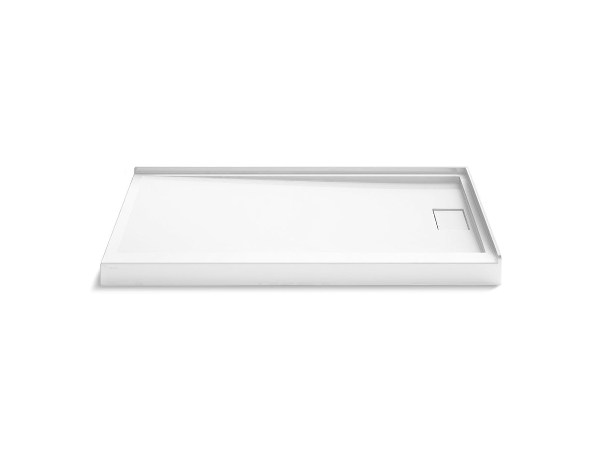 Stoneridge® 60" x 36" corner shower base, right drain