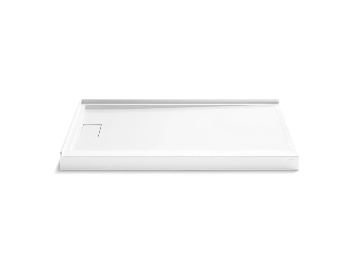 Stoneridge® 60" x 36" corner shower base, left drain