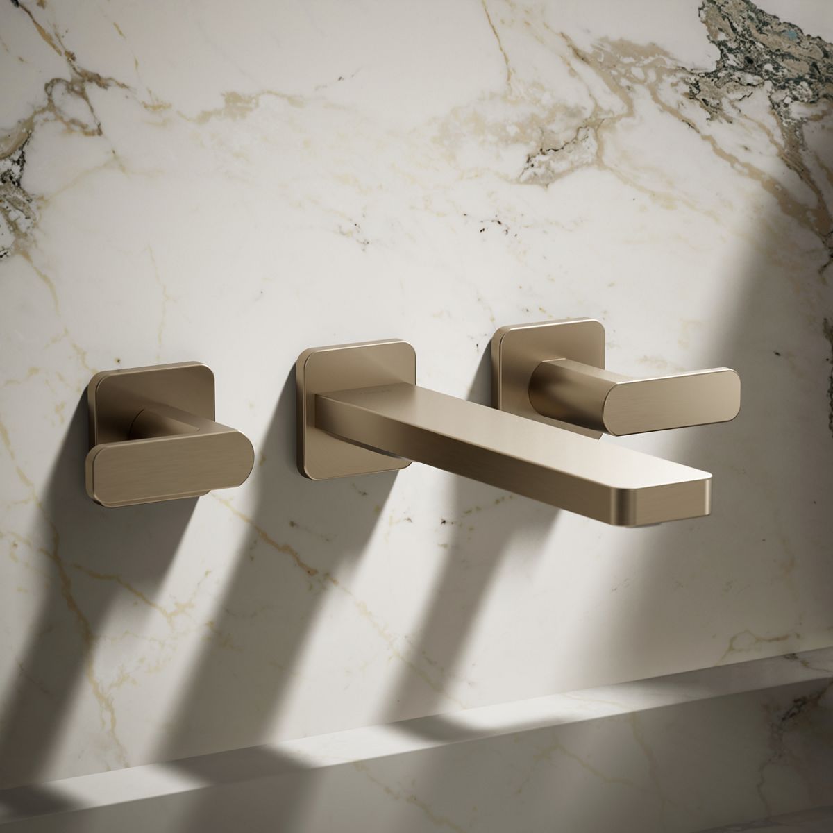 Parallel® Wall-mount bathroom sink faucet trim, 1.2 gpm