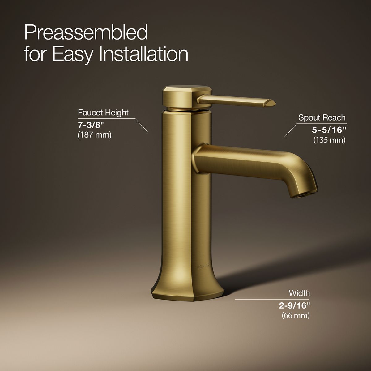 Occasion® Single-handle bathroom sink faucet, 1.2 gpm