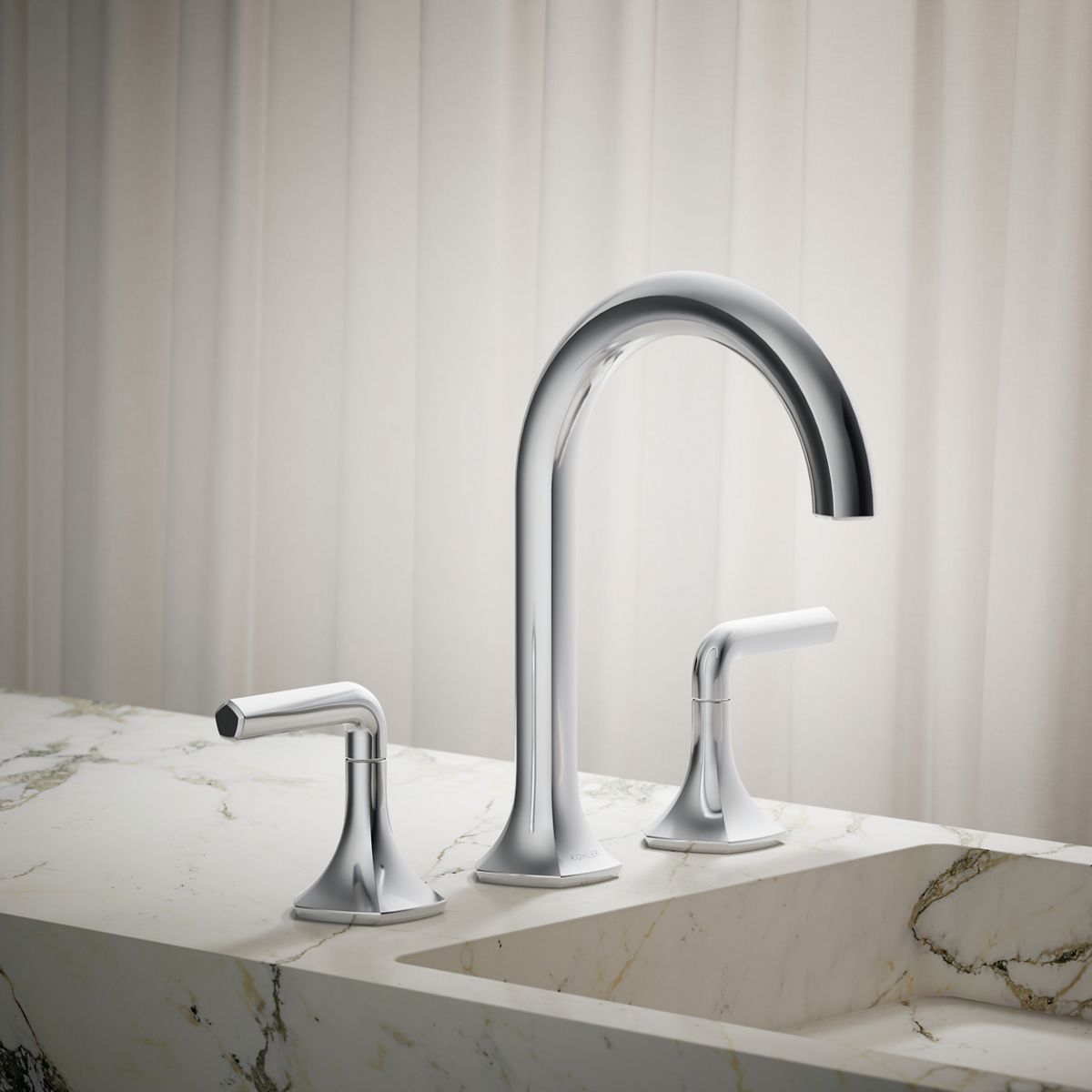 Occasion® Bathroom sink faucet spout with Cane design, 1.2 gpm