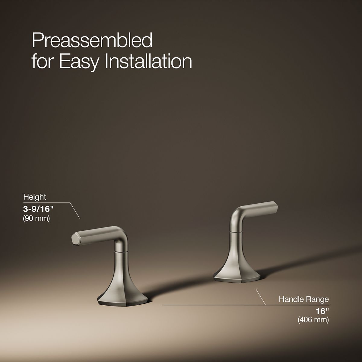 Occasion® Lever bathroom sink faucet handles