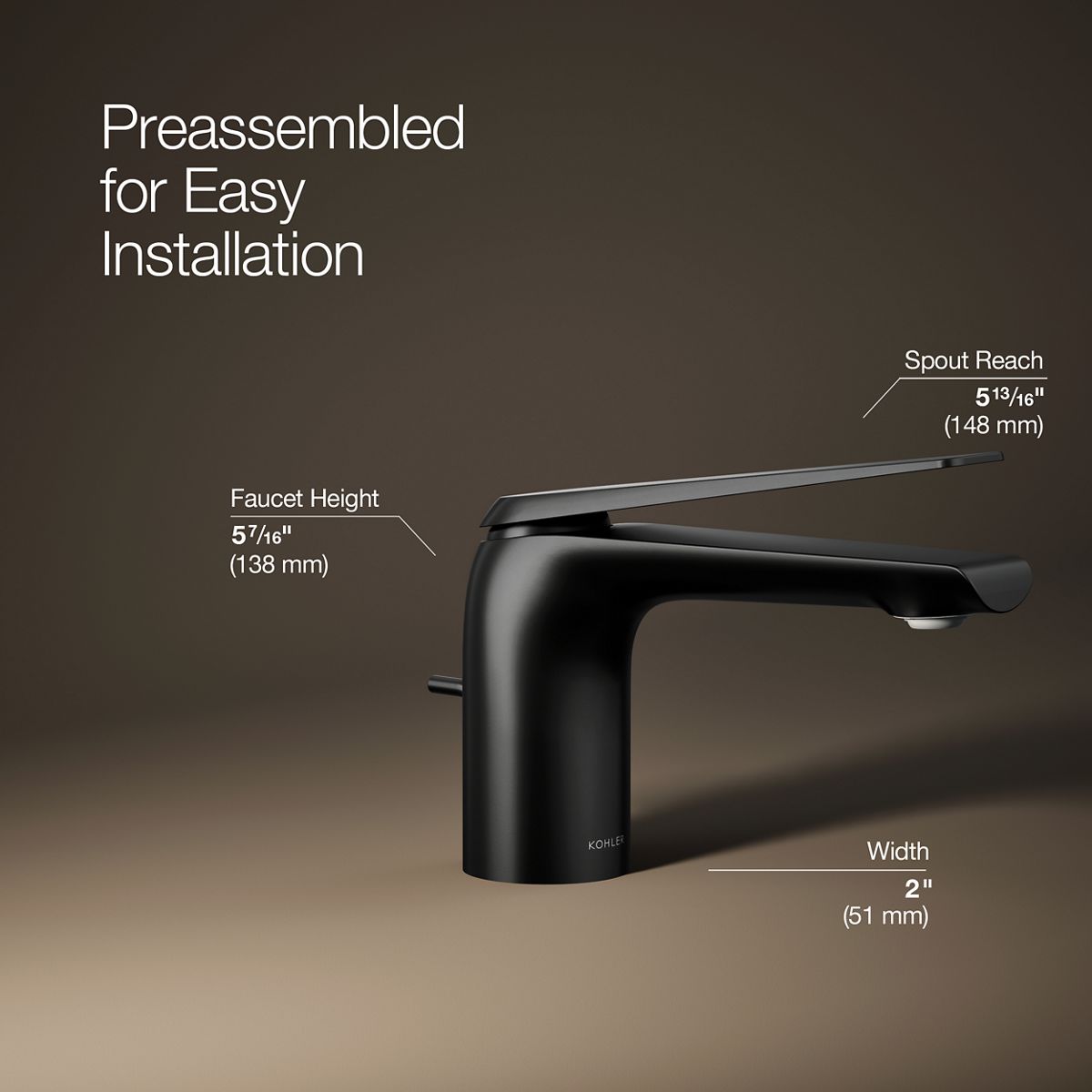 Avid® Single-handle bathroom sink faucet, 1.2 gpm