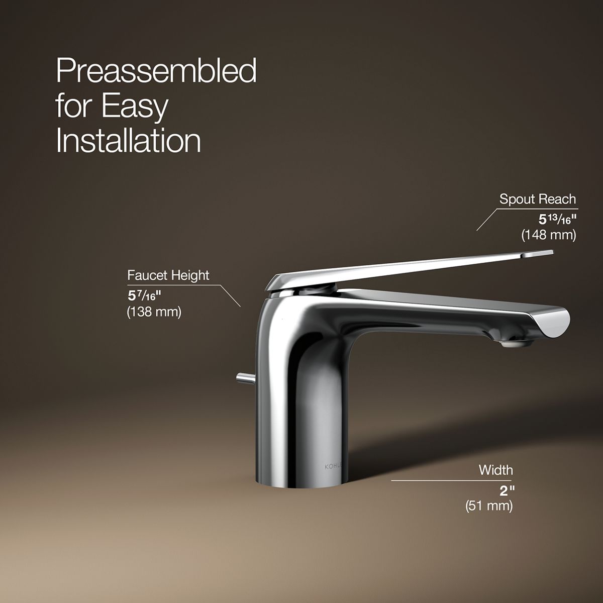 Avid® Single-handle bathroom sink faucet, 1.2 gpm