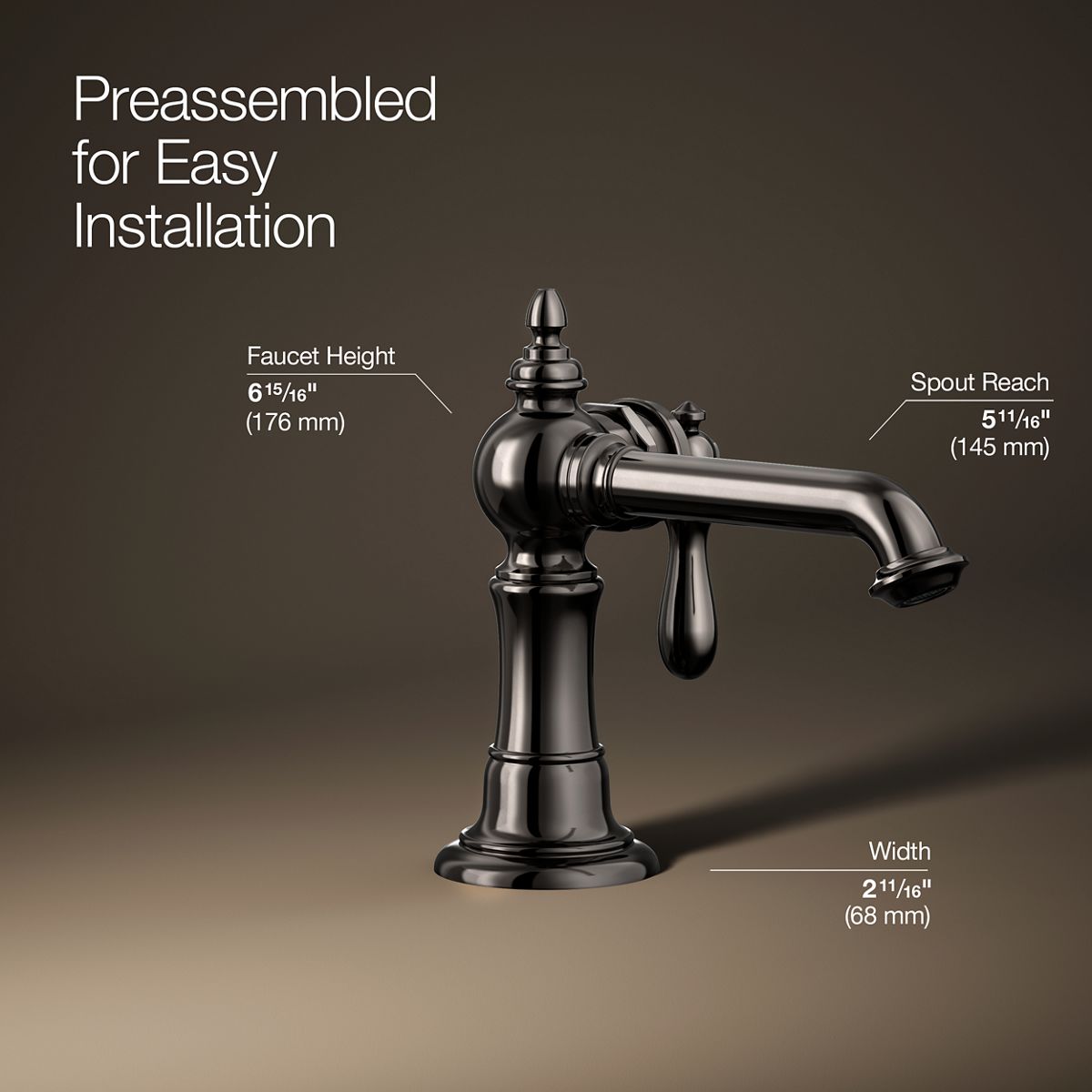 Artifacts® Single-handle bathroom sink faucet, 1.2 gpm