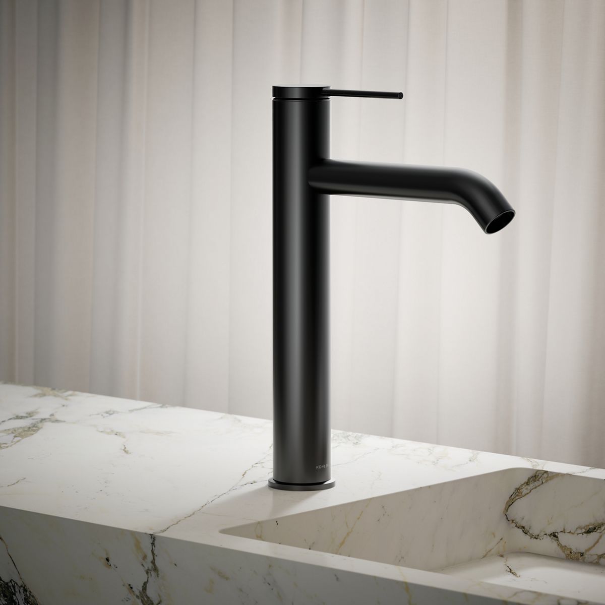 Components® Tall single-handle bathroom sink faucet, 1.2 gpm