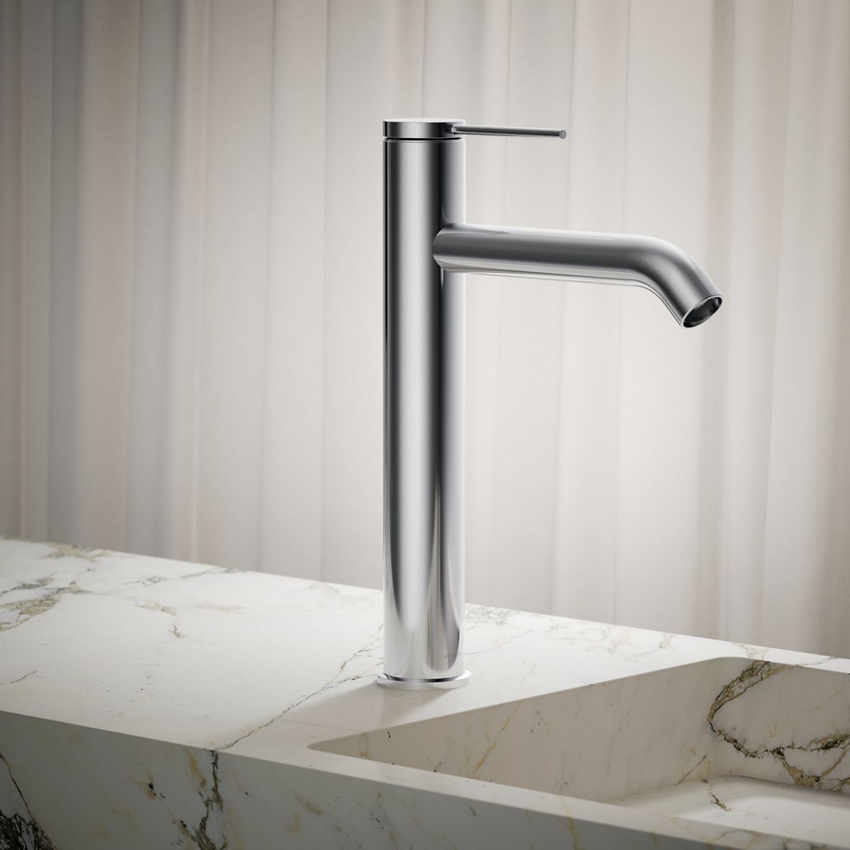 Components® Tall single-handle bathroom sink faucet, 1.2 gpm