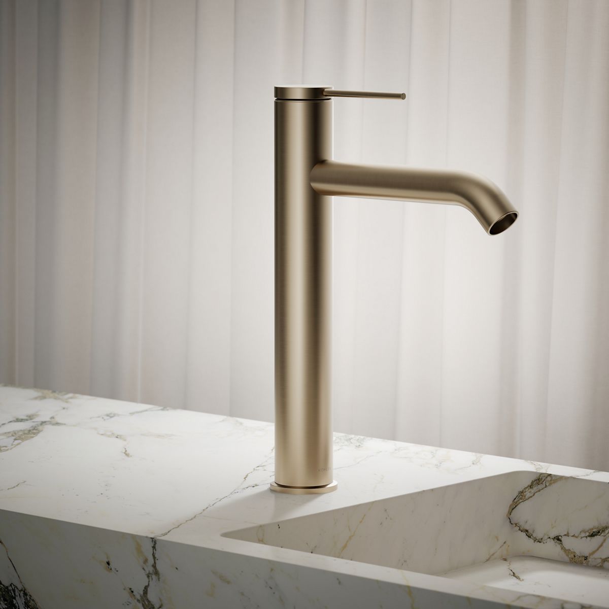 Components® Tall single-handle bathroom sink faucet, 1.2 gpm