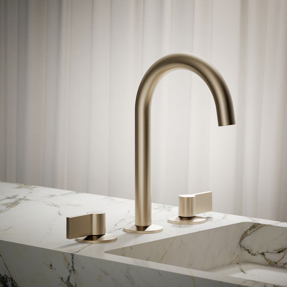 Components® Bathroom sink faucet spout with Tube design, 1.2 gpm