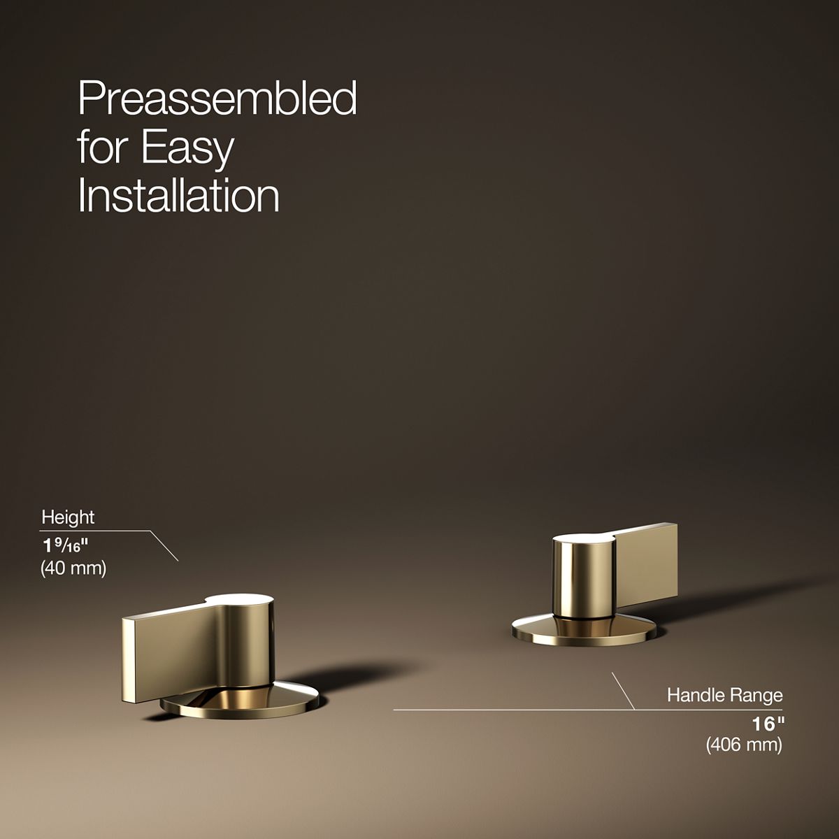 Components® Lever bathroom sink faucet handles