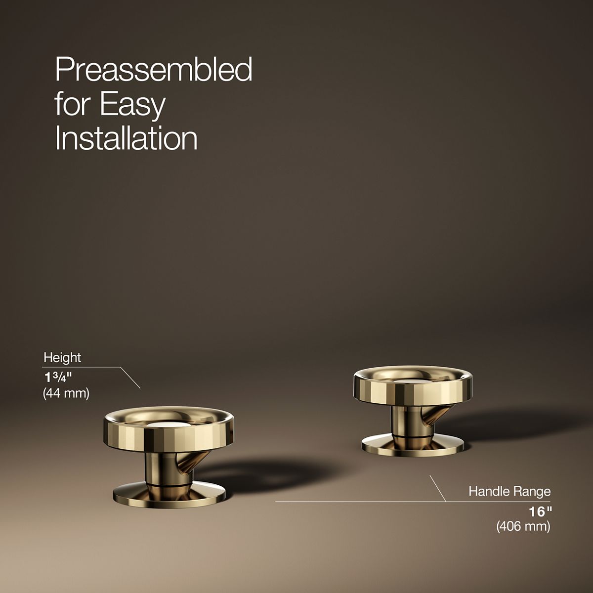 Components® Industrial bathroom sink faucet handles