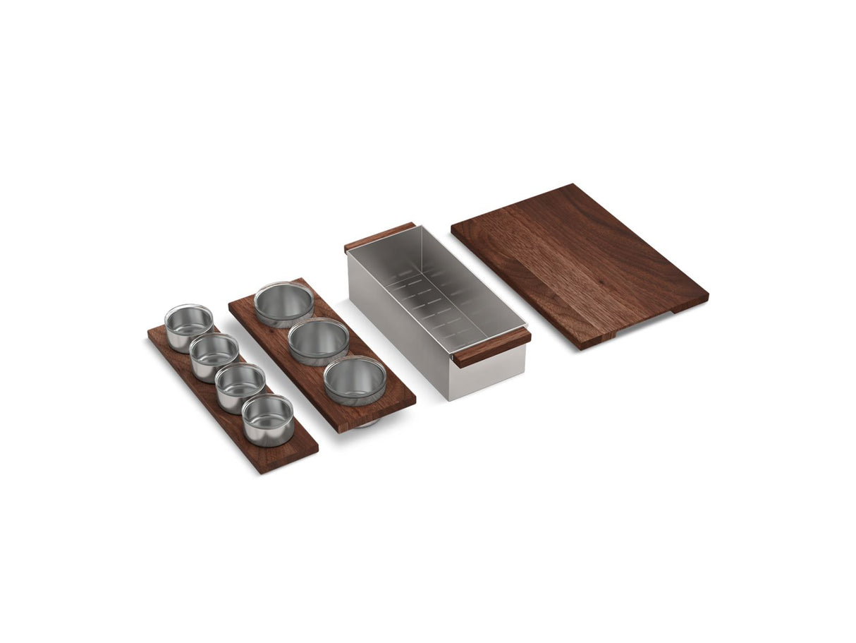 Synthos™ Four-piece workstation sink accessory set