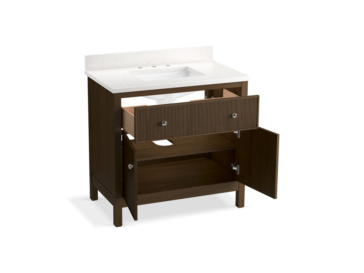 Malin™ by Studio McGee 36" bathroom vanity cabinet with sink and quartz top