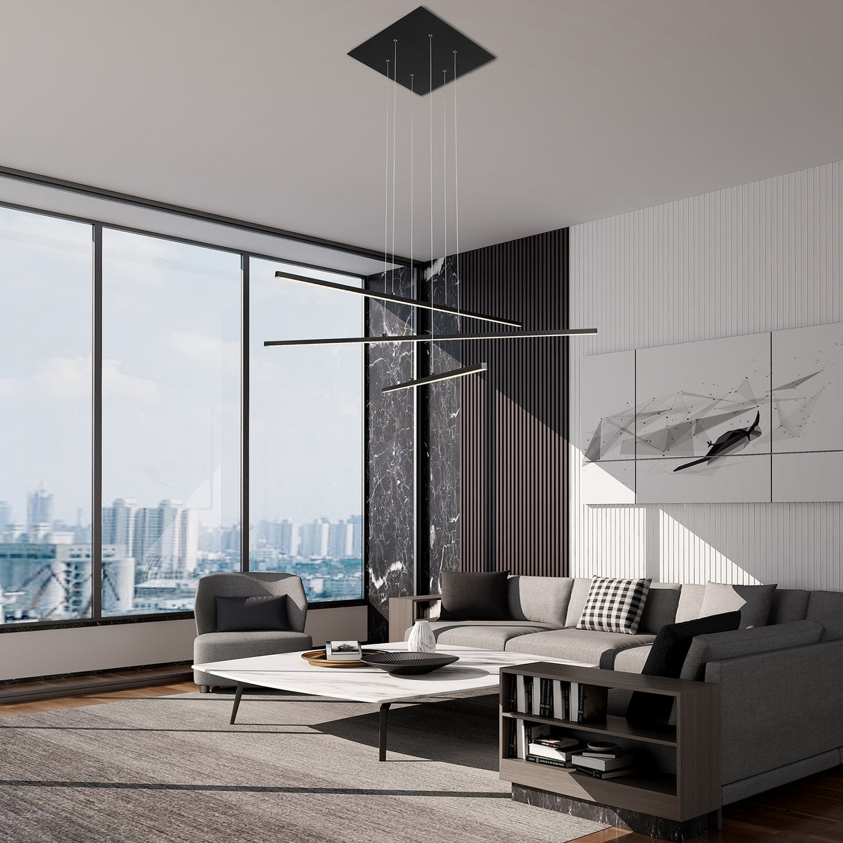 LED Chandelier ALU03C45B