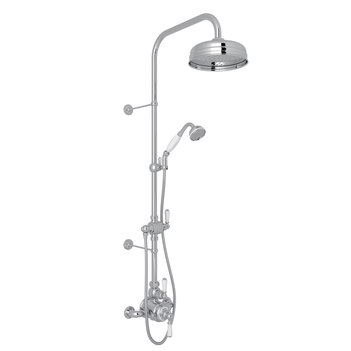 Edwardian 3/4 inch Exposed Wall-Mount Thermostatic Shower System