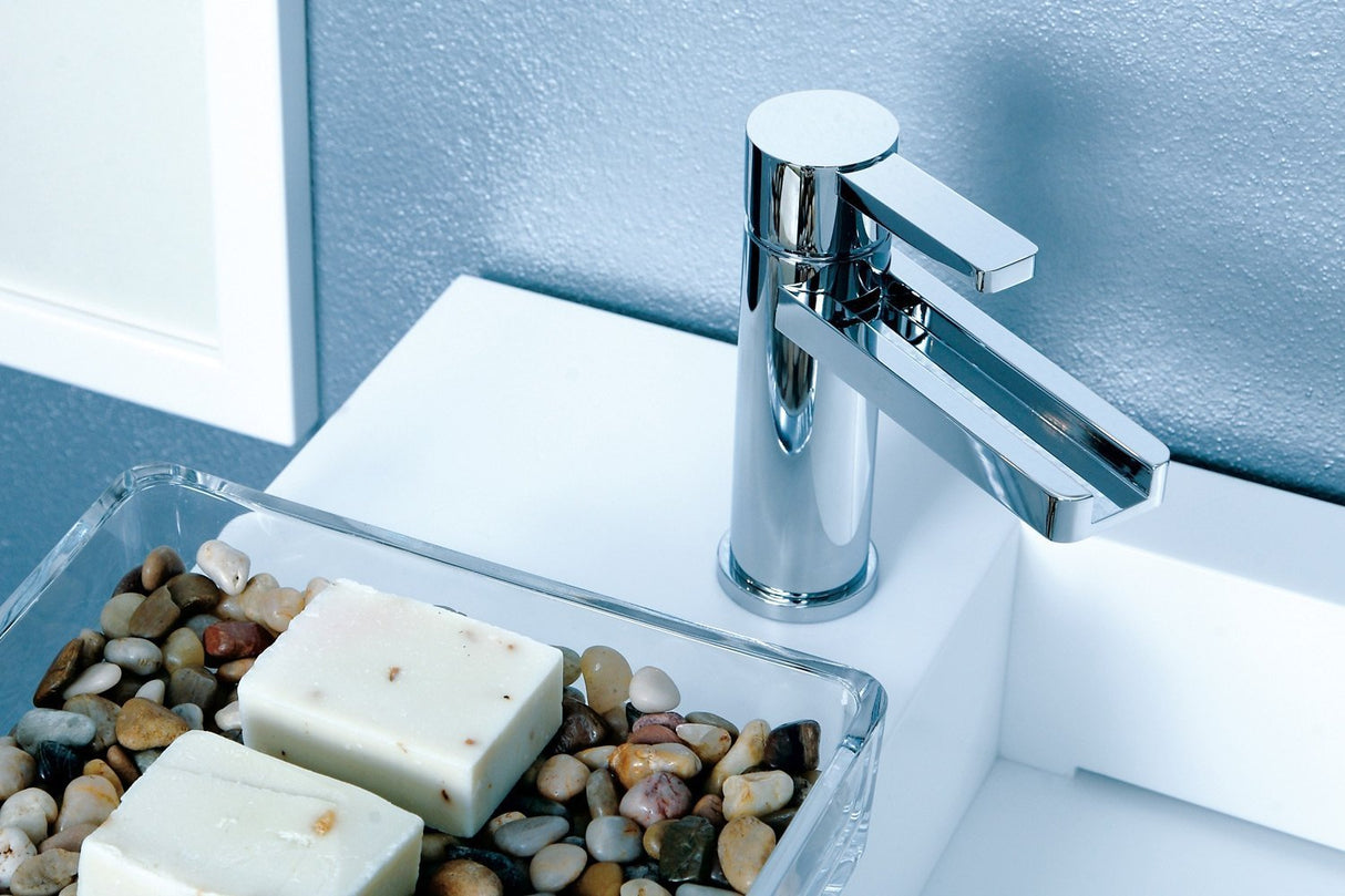 Single Hole Lavatory Faucet - Aqua 500017
