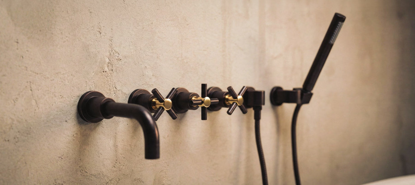 Rubinet Genesis Wall Mount Tub Filler Trim Only (T3BGNL)