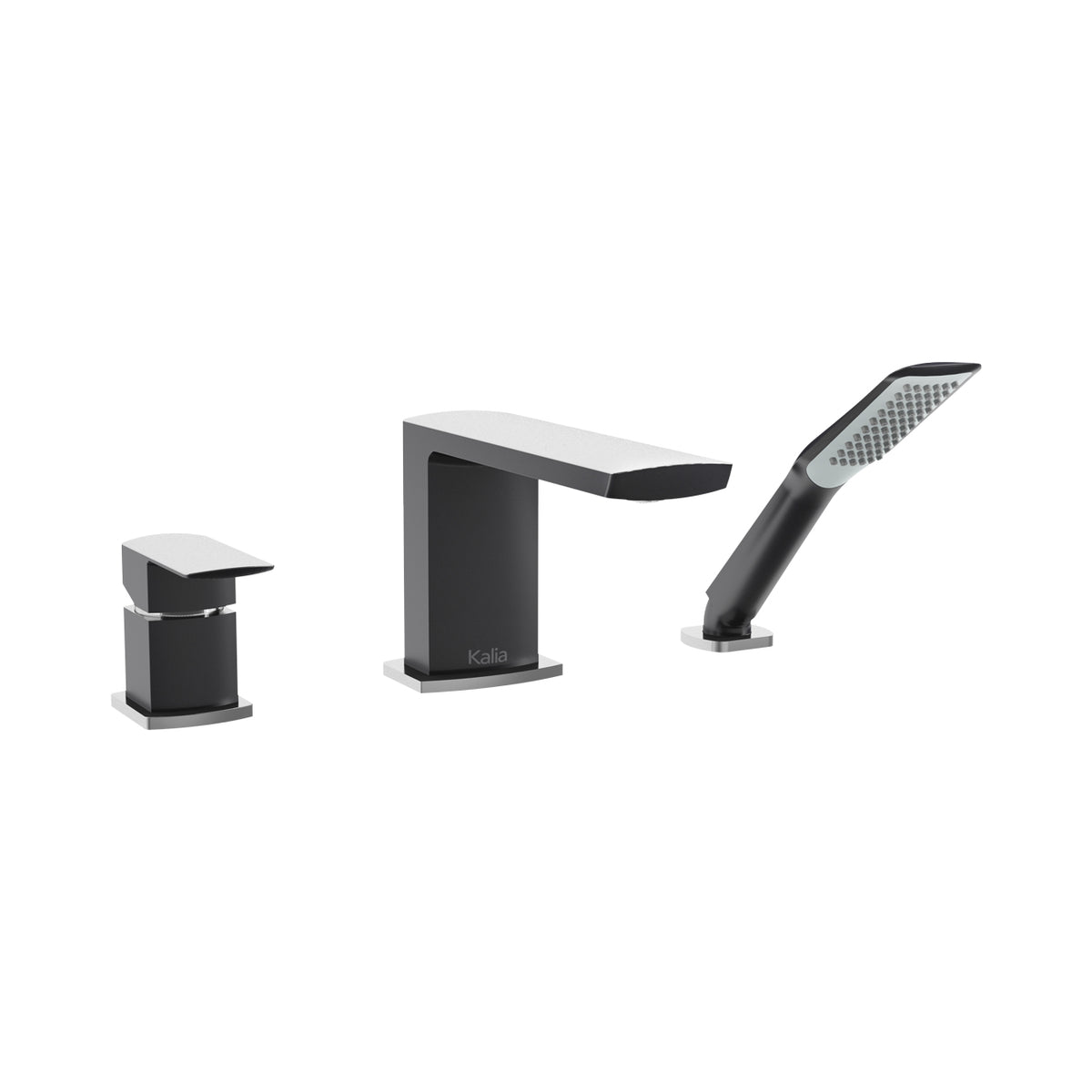 Kalia Grafik 3-Piece Deck Mount Tub Filler, Hand Shower - image 3