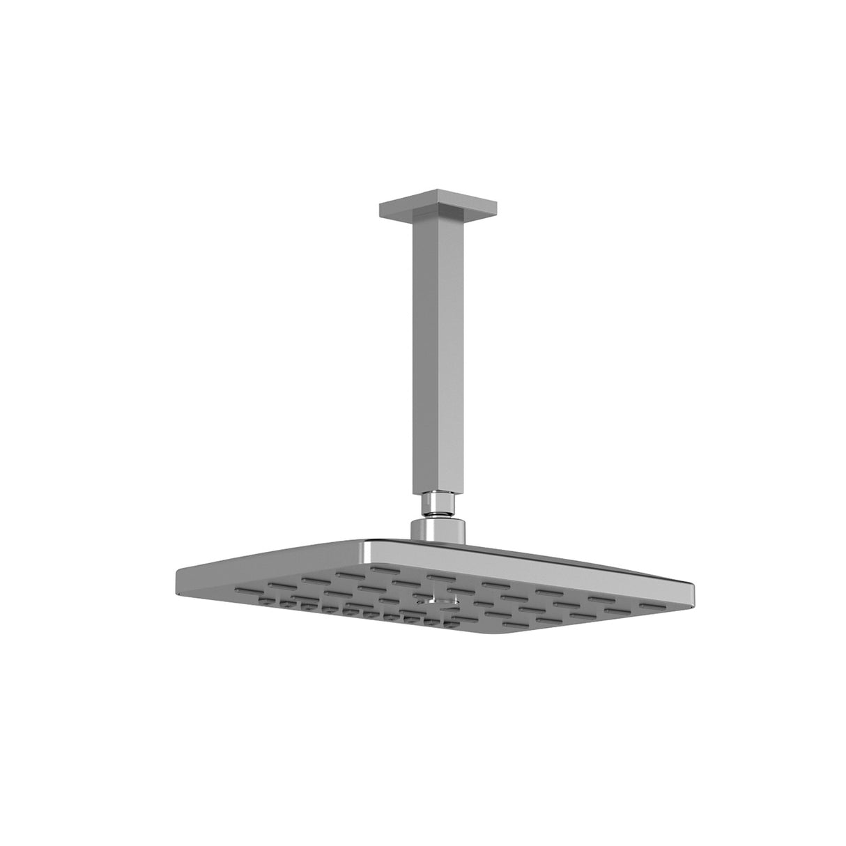 GRAFIK PREMIA 200mm x 320mm (7 7/8 inches x 12 1/2 inches) Rectangular Rainhead and 203mm (8 inches) Vertical Ceiling Arm