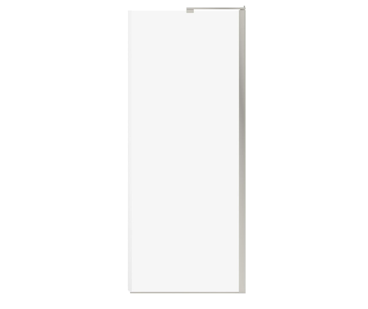 Capella 78 Screen and Return Panel for 36 in. Base with GlassShield glass in Chrome