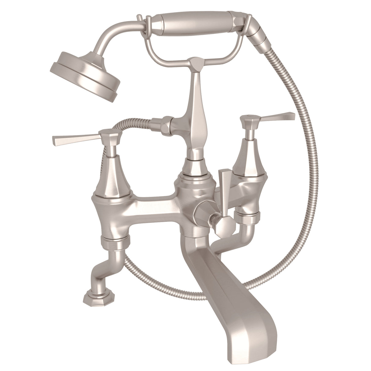 Deco Exposed Deck-mount Tub Filler