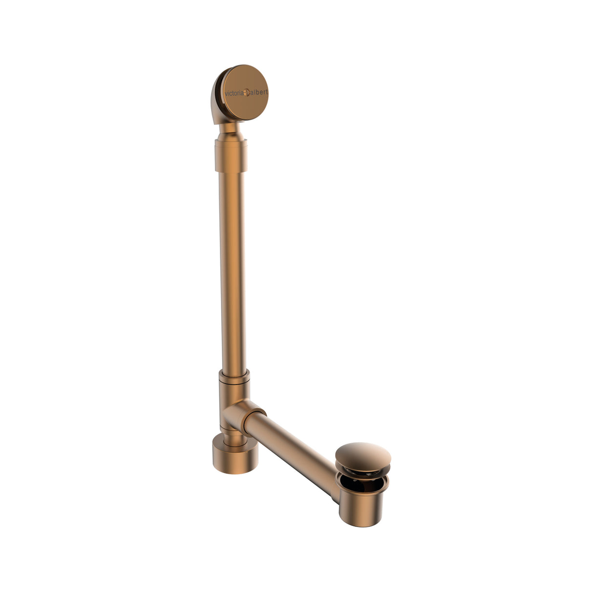 Freestanding Victoria + Albert Bathtub Drain For Above-Floor Installation Box - Aged Bronze
